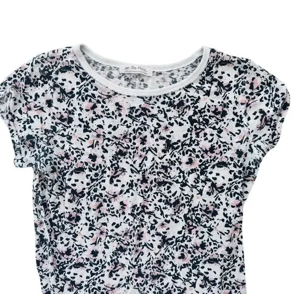 We The Free People Clare Wild Thing Floral Tee Shirt Lightweight L - Picture 2 of 7